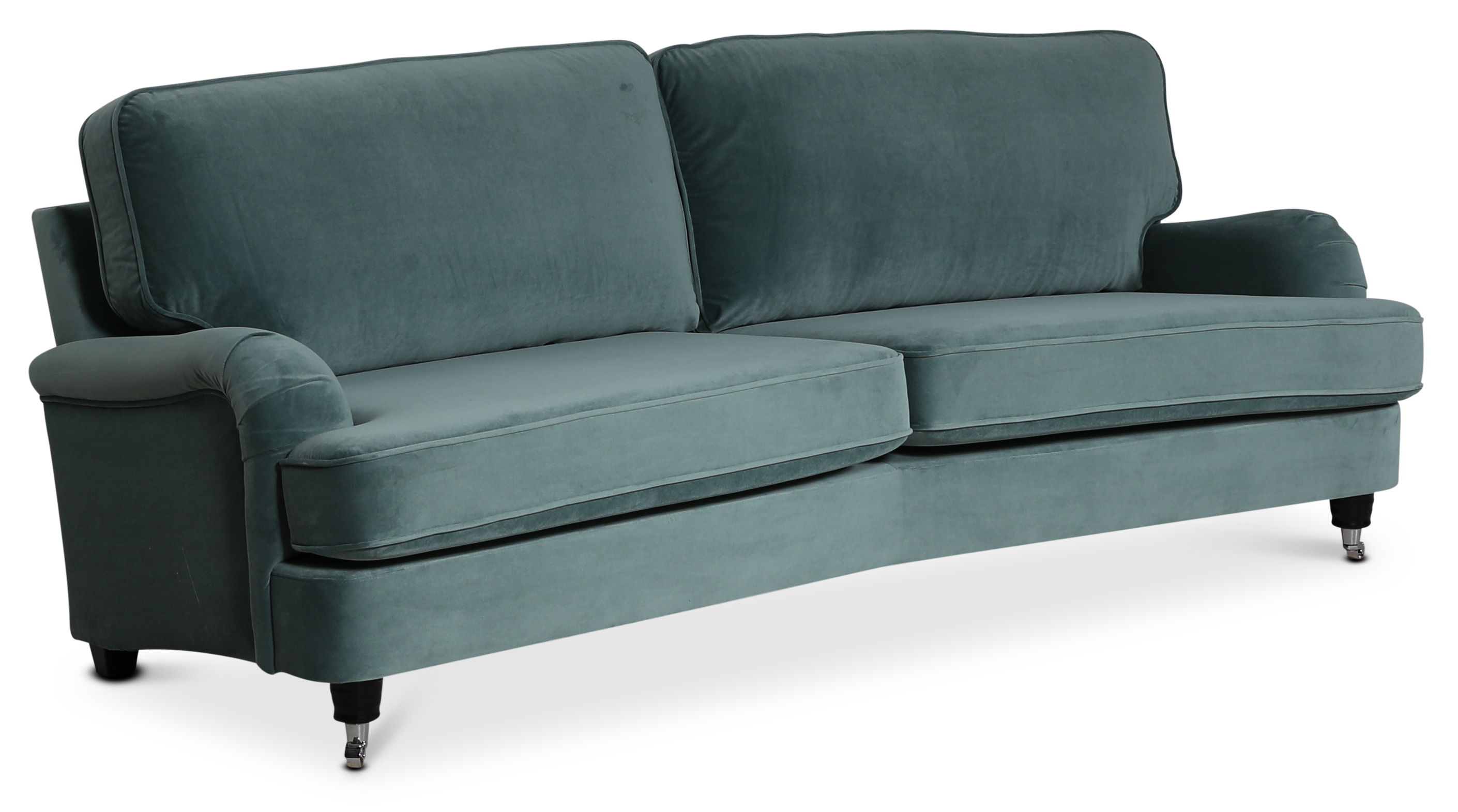 Kvarsebo Howard 3-sits sv�ngd soffa - Mintgr�n (Sammet)