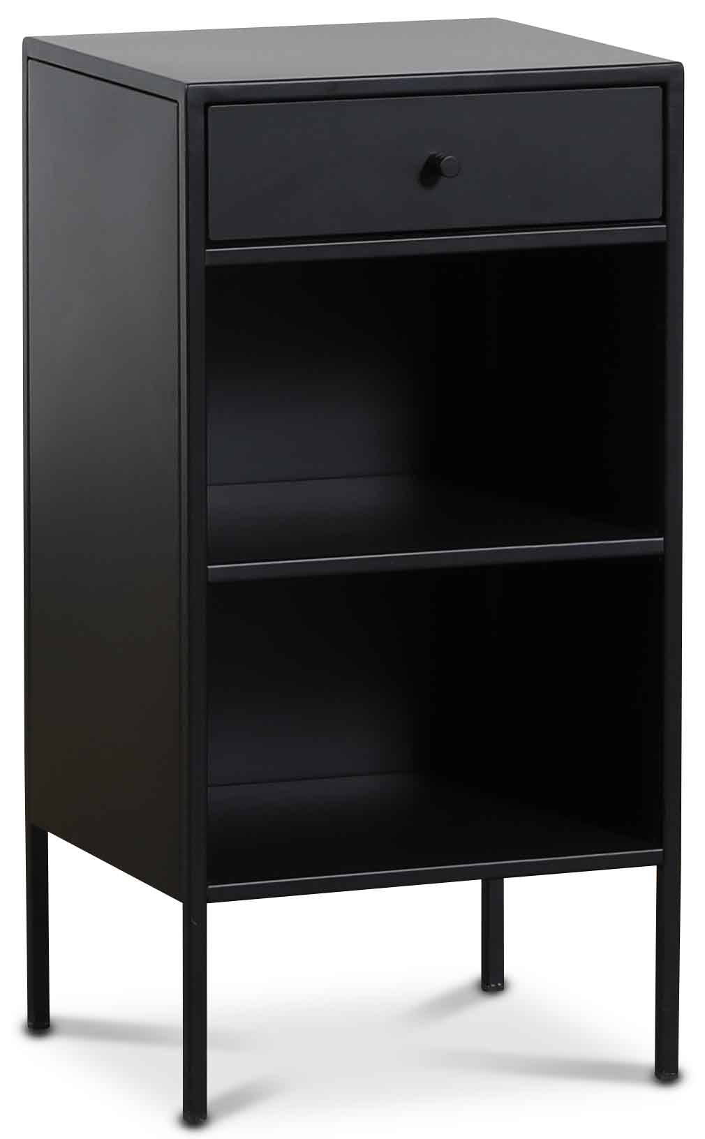 Dream nachtkastje hoogte 70 cm - Zwart + Meubelreiniging