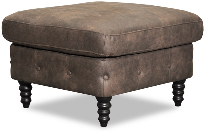 Ashford chesterfield fotpall - Vintage ecoläder Ashford chesterfield fotpall - Vintage ecoläder