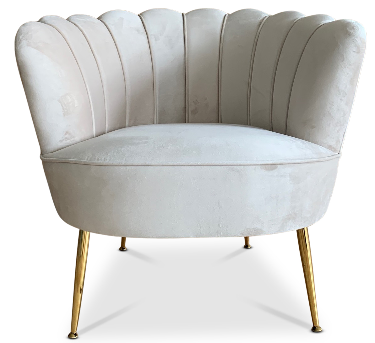 F�t�lj sn�cka sammetsf�t�lj Beige / M�ssing