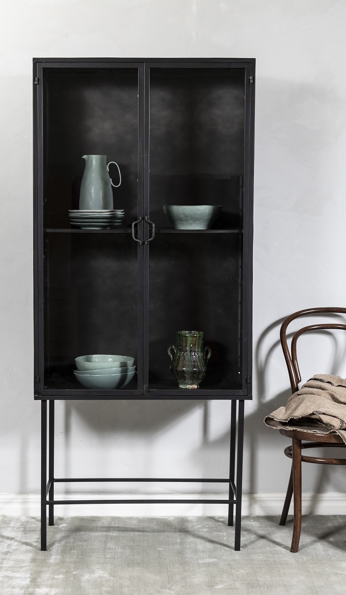 Industry vitrinsk�p i metall - Metall / Glas