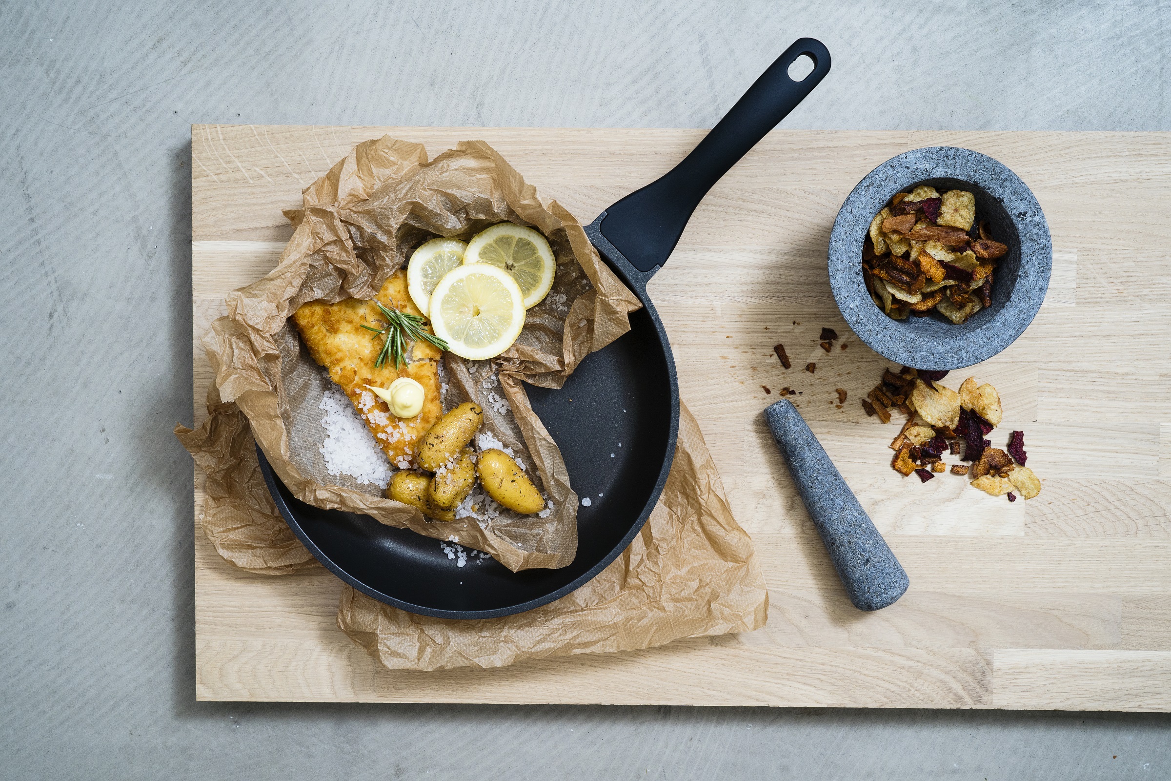 Chef �rjan stekpanna - Svart