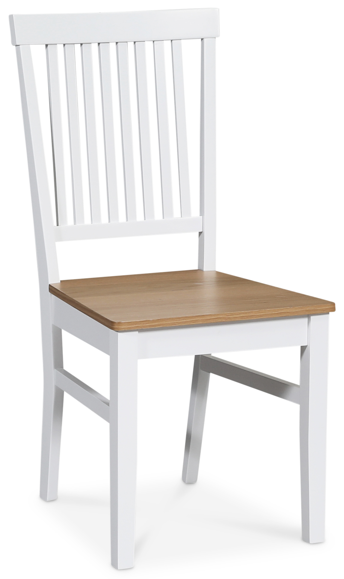 Eetkamerstoel in wit/eiken - F�r�