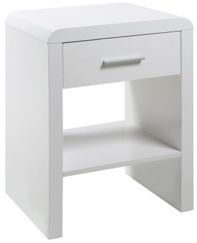 Supernova wit nachtkastje in hoogglans + Supernova wit nachtkastje in hoogglans +