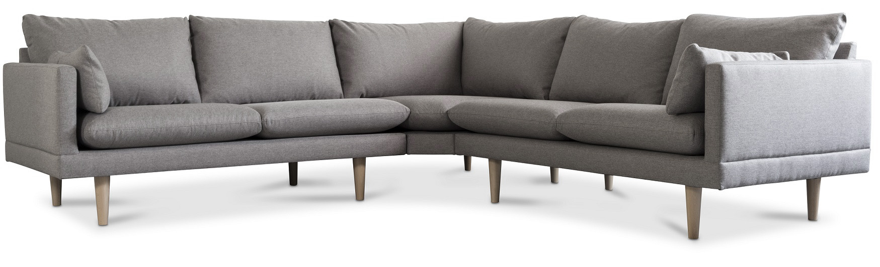 Kleo hörnsoffa 5-sits - Ljusgrå Kleo hörnsoffa 5-sits - Ljusgrå