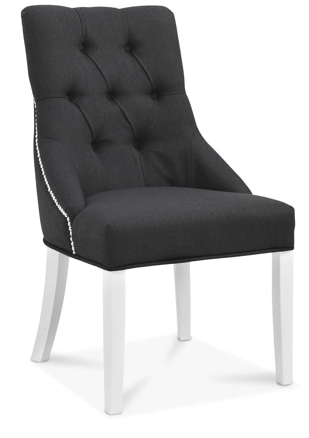 Tuva EUR eetkamerstoel - Zwarte stof