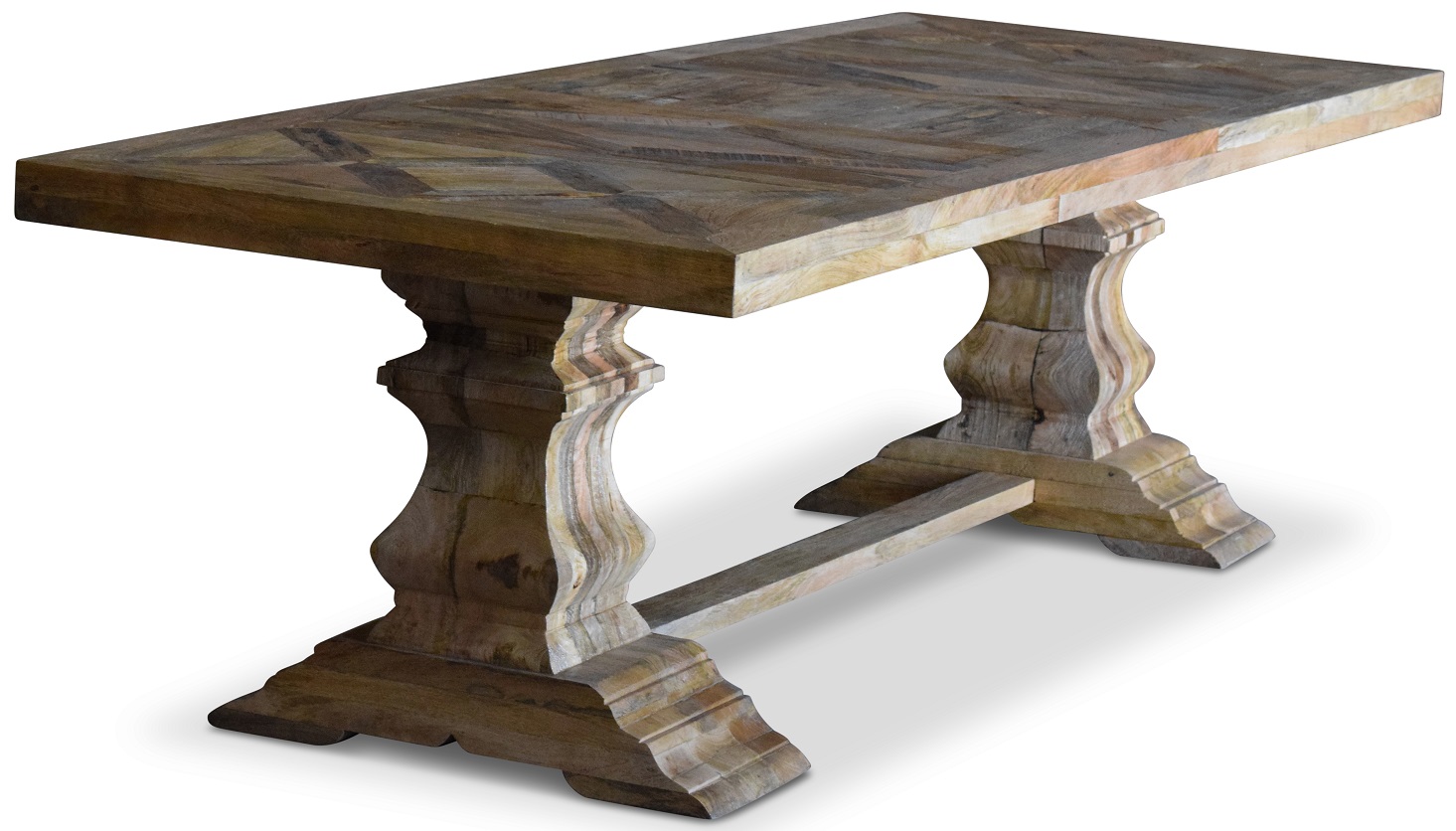 Palma tafel 280x100 cm rustiek hout Palma tafel 280x100 cm rustiek hout