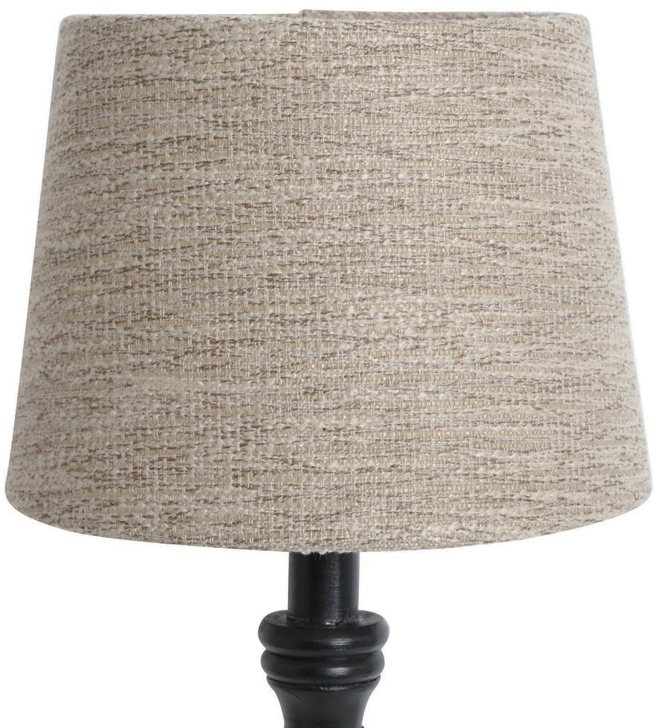 Rund lampsk�rm 16x20x15 cm - Natur (grovt linne)