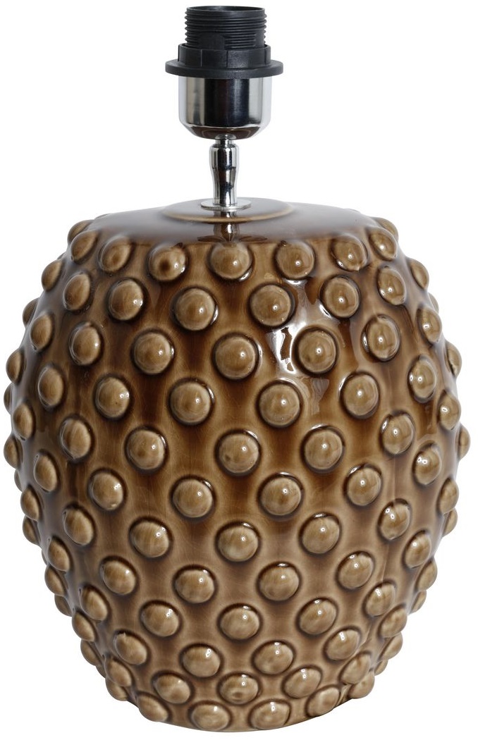 Bouble lampfot H37 cm - Brun (Glansig)