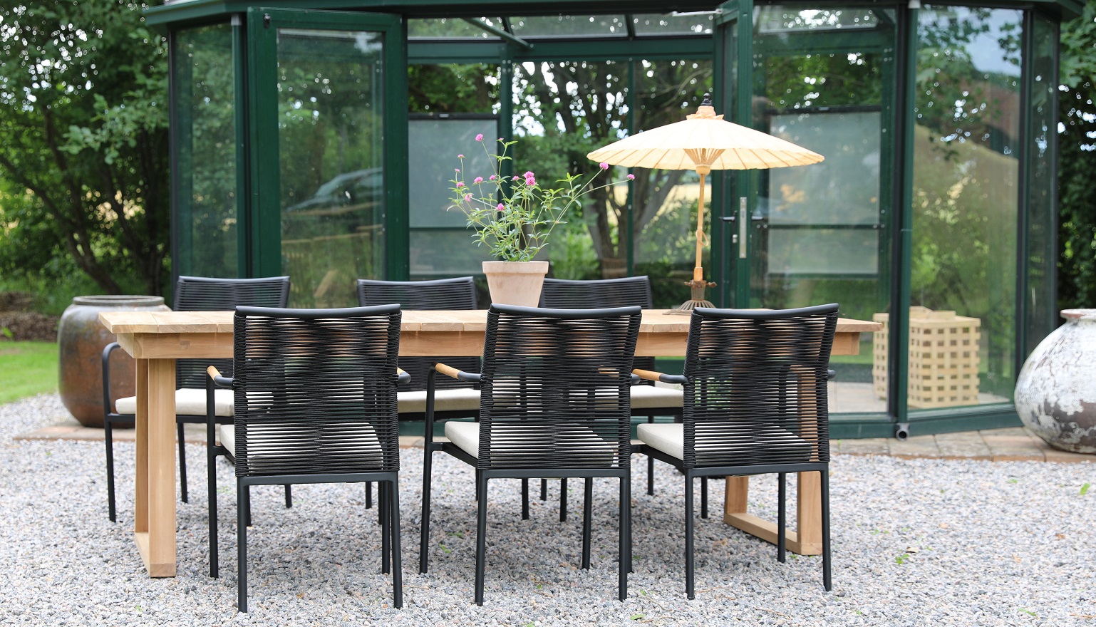 Salt� - teakhouten eettafel 240x100 cm teakhouten tafel