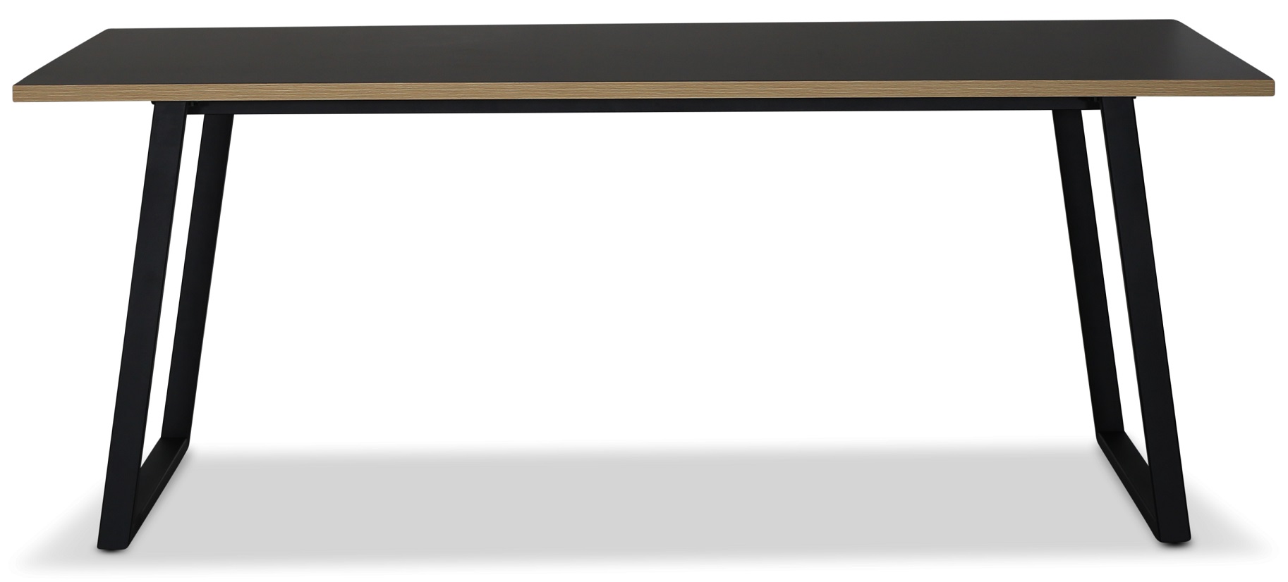 Edge matbord 190x90 - Svart Högtryckslaminat (HPL) Edge matbord 190x90 - Svart Högtryckslaminat (HPL)