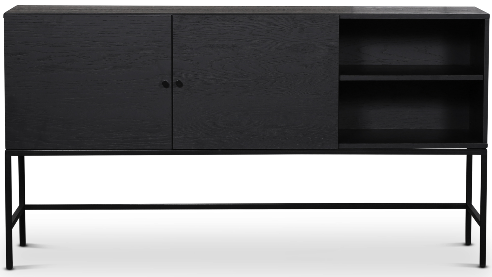Stilo V.2 sideboard i svartbetsad ek