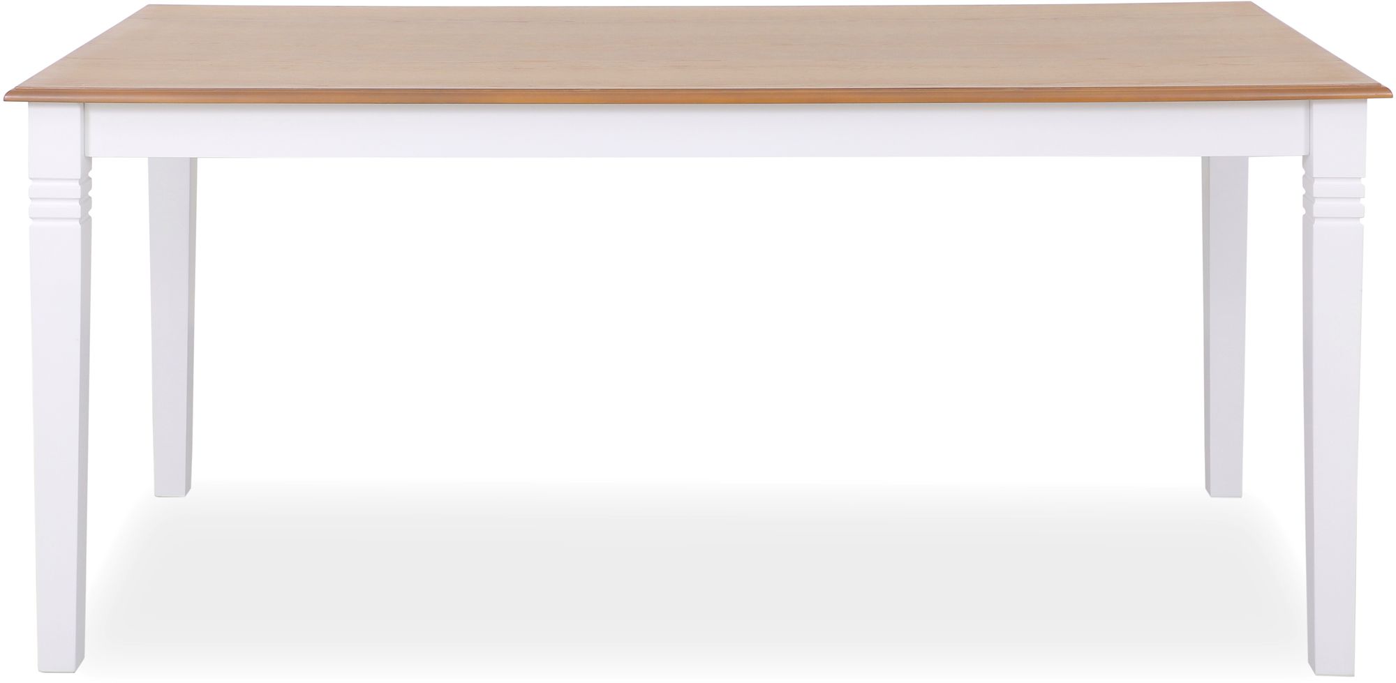 Nidingen vitt matbord 140x90 cm med toppskiva i ekfan�r