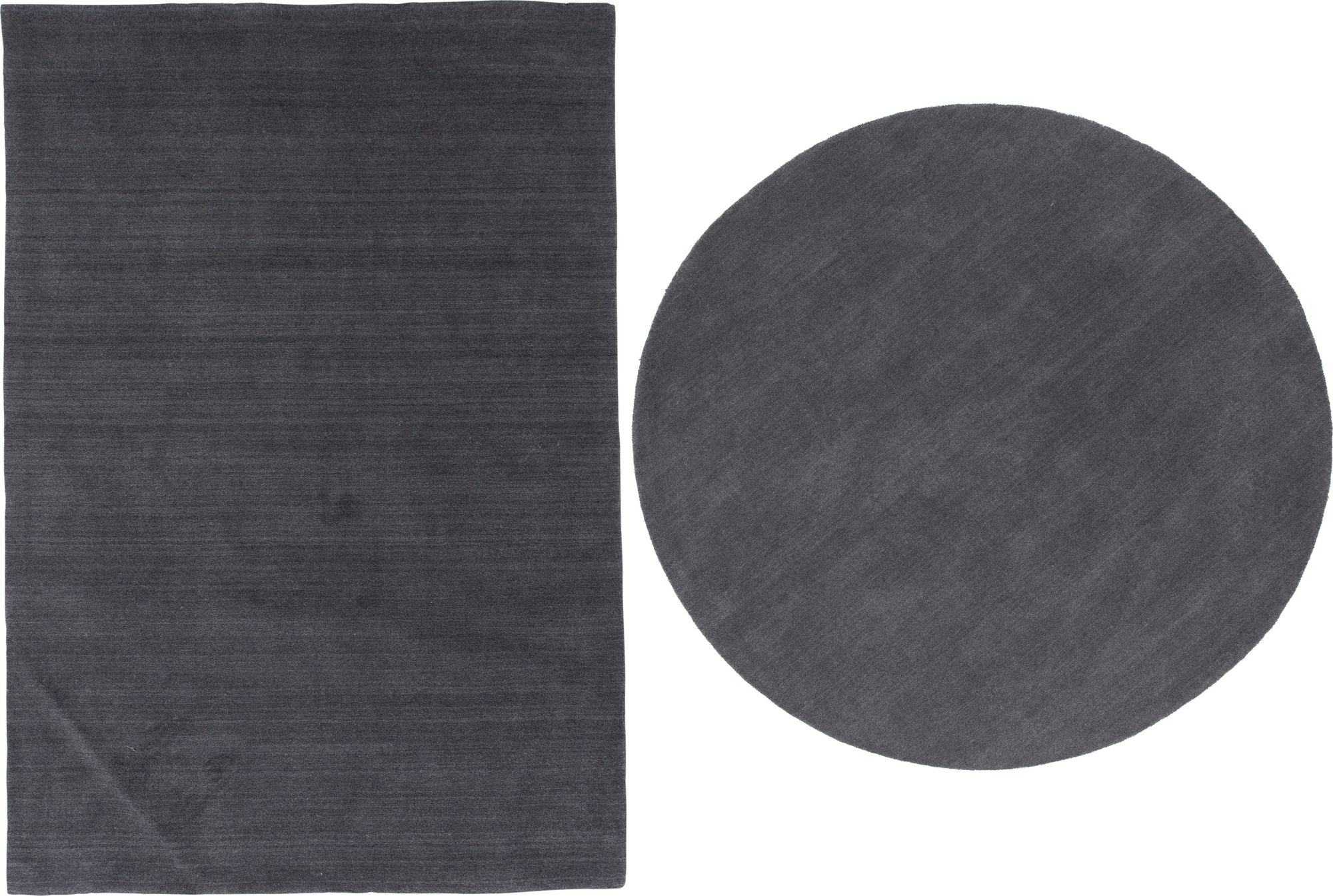 Bella wollen vloerkleed - Donkergrijs