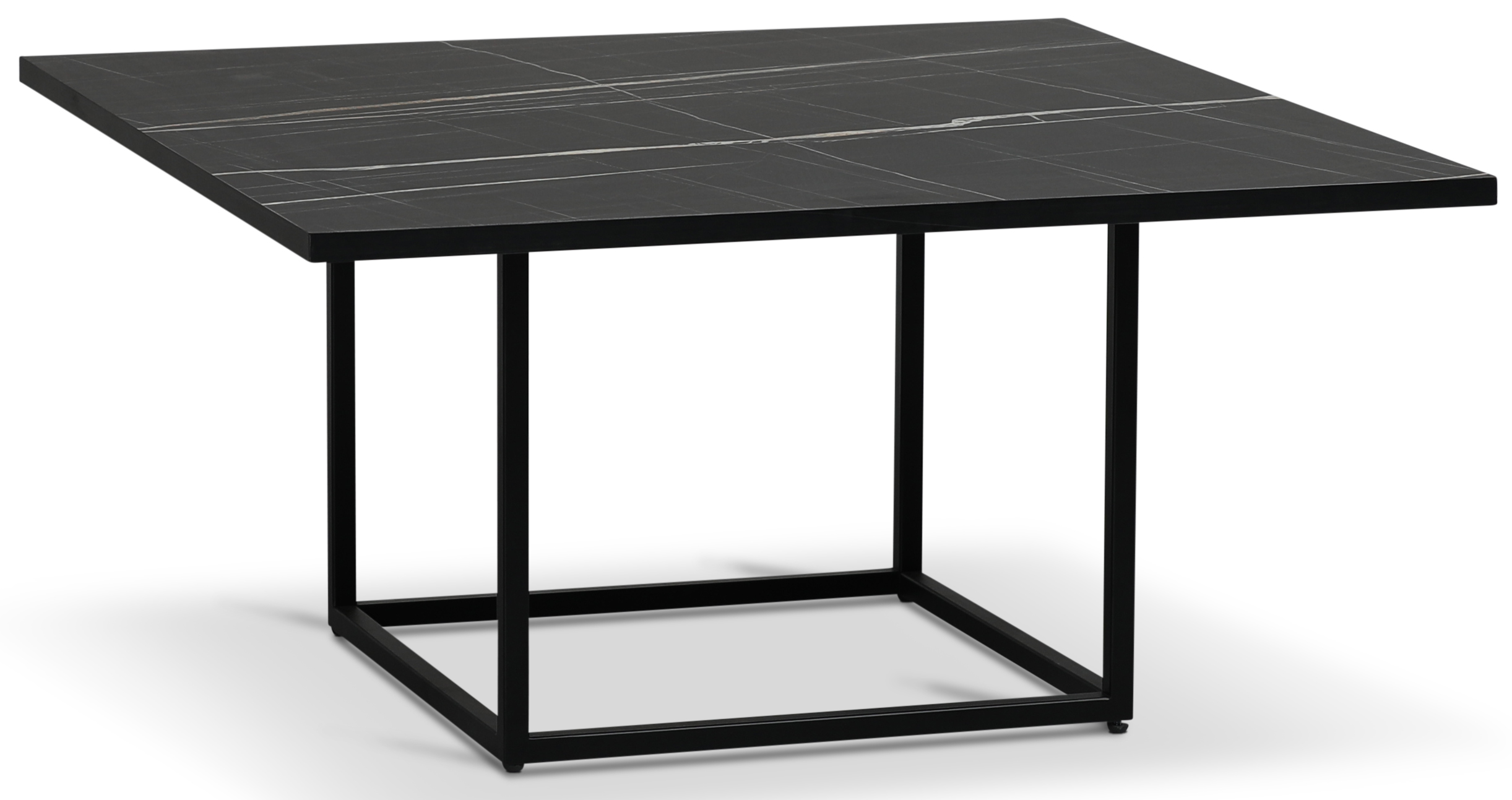 Sintorp soffbord 90 x 90 cm - Svart marmor (Exklusivt laminat) Sintorp soffbord 90 x 90 cm - Svart marmor (Exklusivt laminat)
