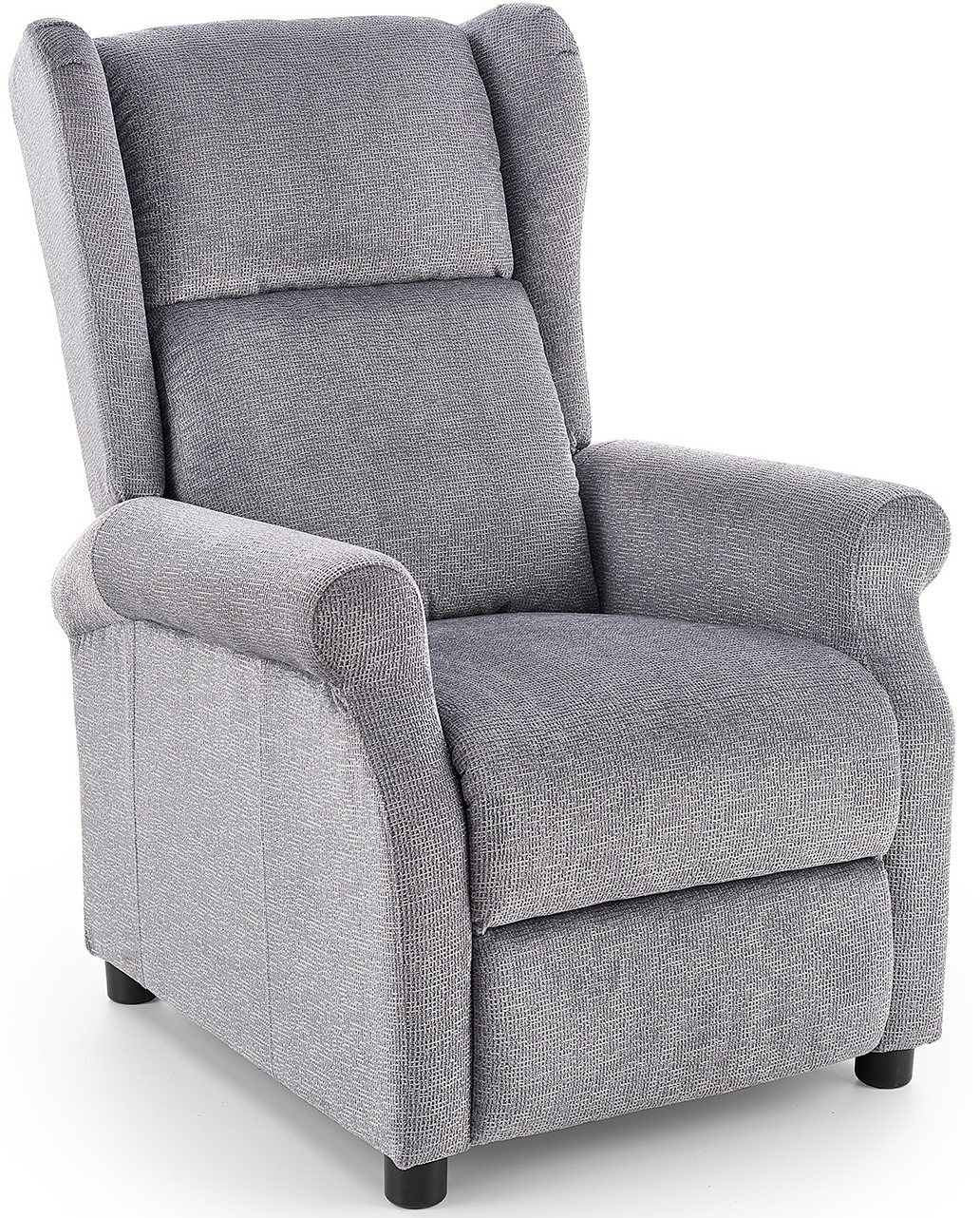 Relaxfauteuil in grijze stof