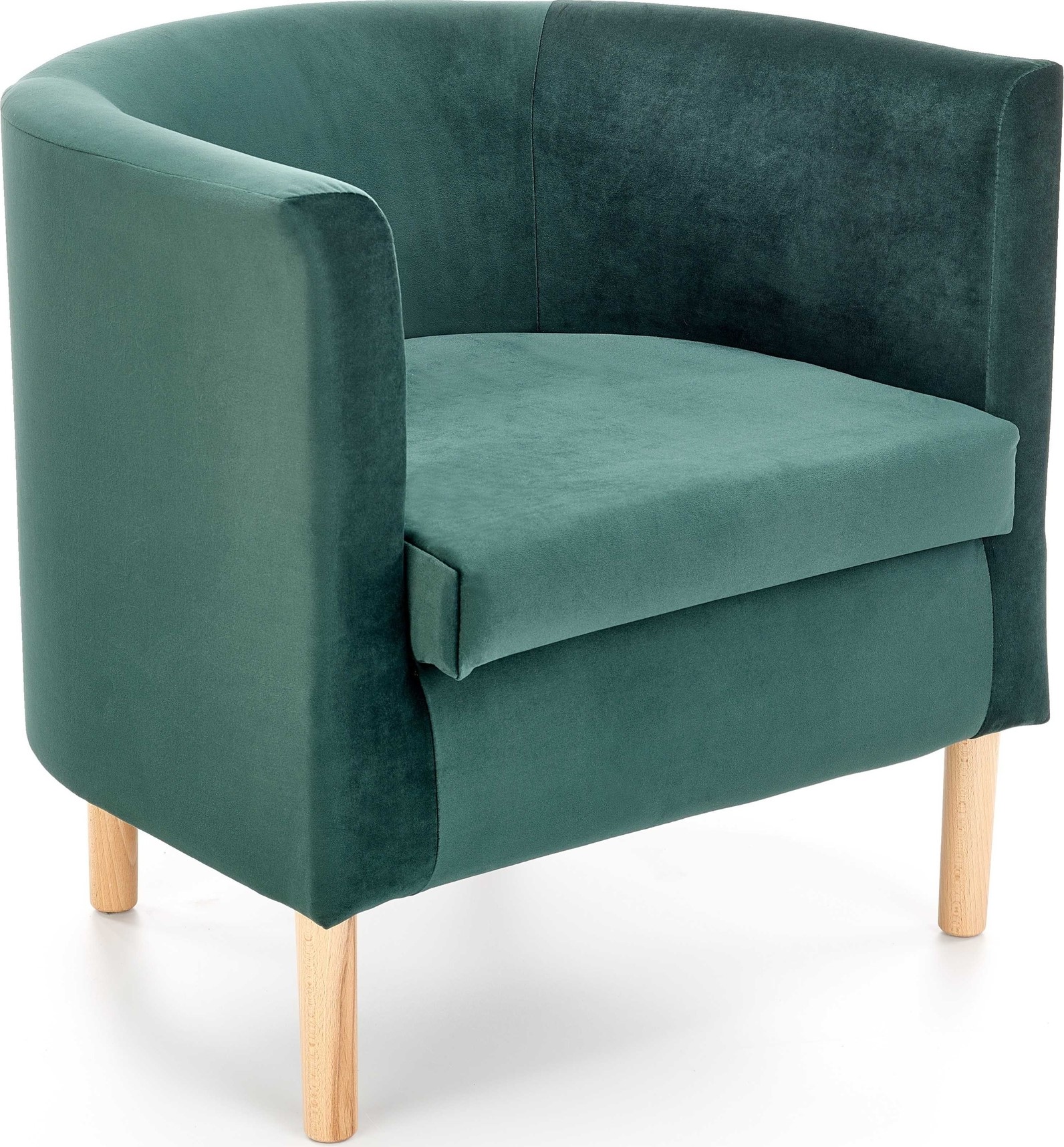 Seal fauteuil - Groen fluweel + Meubelreiniging Seal fauteuil - Groen fluweel + Meubelreiniging