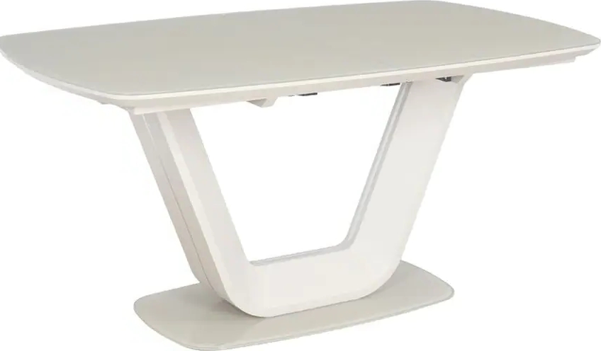 Bumbi eettafel 160-220 cm - Creme wit