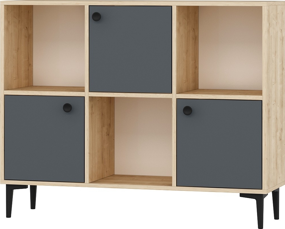 Paridon skåp - Safir/ek/antracit Paridon skåp - Safir/ek/antracit