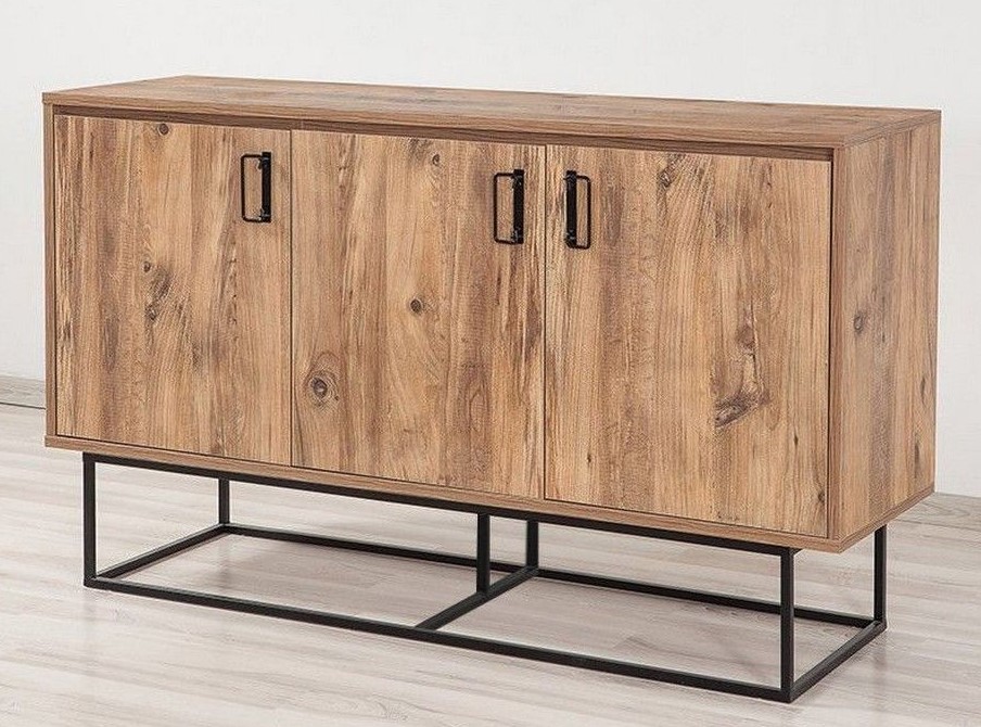 Quantum Mare dressoir - Grenen/zwart Quantum Mare dressoir - Grenen/zwart