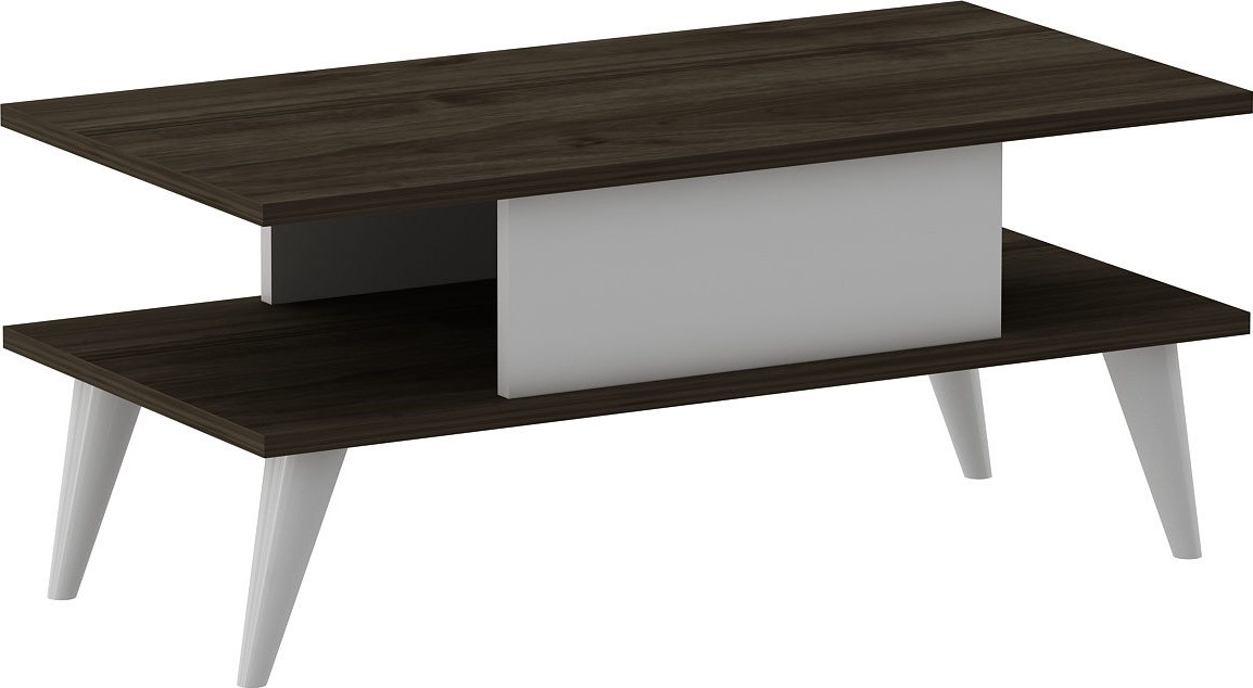 Beta salontafel - Walnoot/wit Beta salontafel - Walnoot/wit