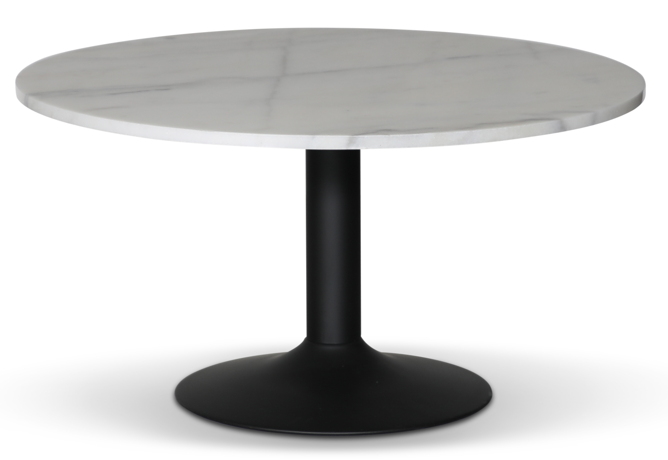 Soffbord marmorsten 85 cm i diameter