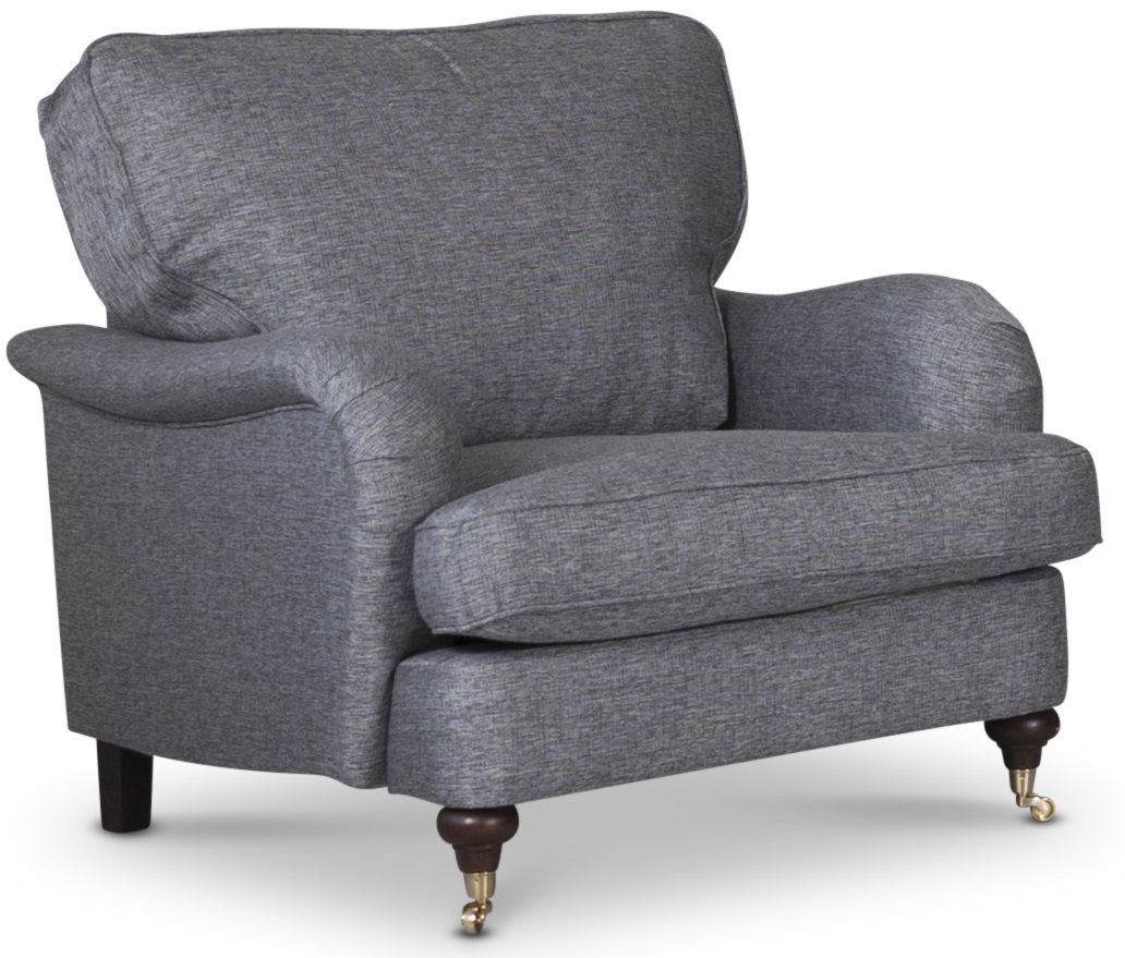 Howard Watford luxe fauteuil in grijze stof