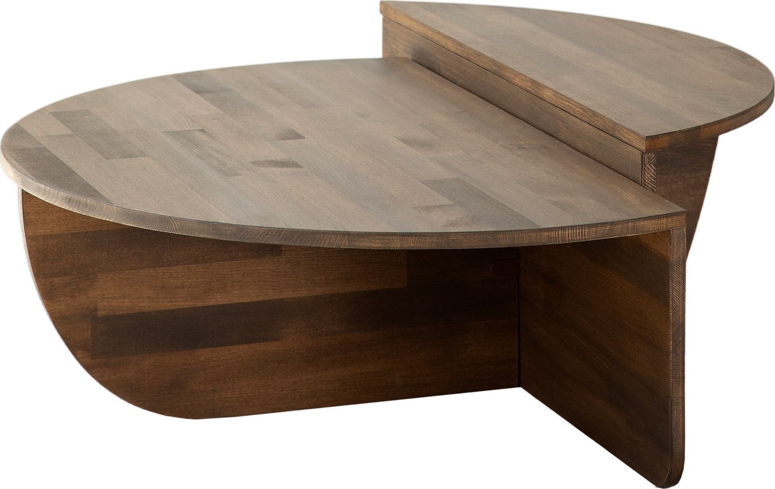 Podium 2 salontafel in notenhout 90 x 90 cm