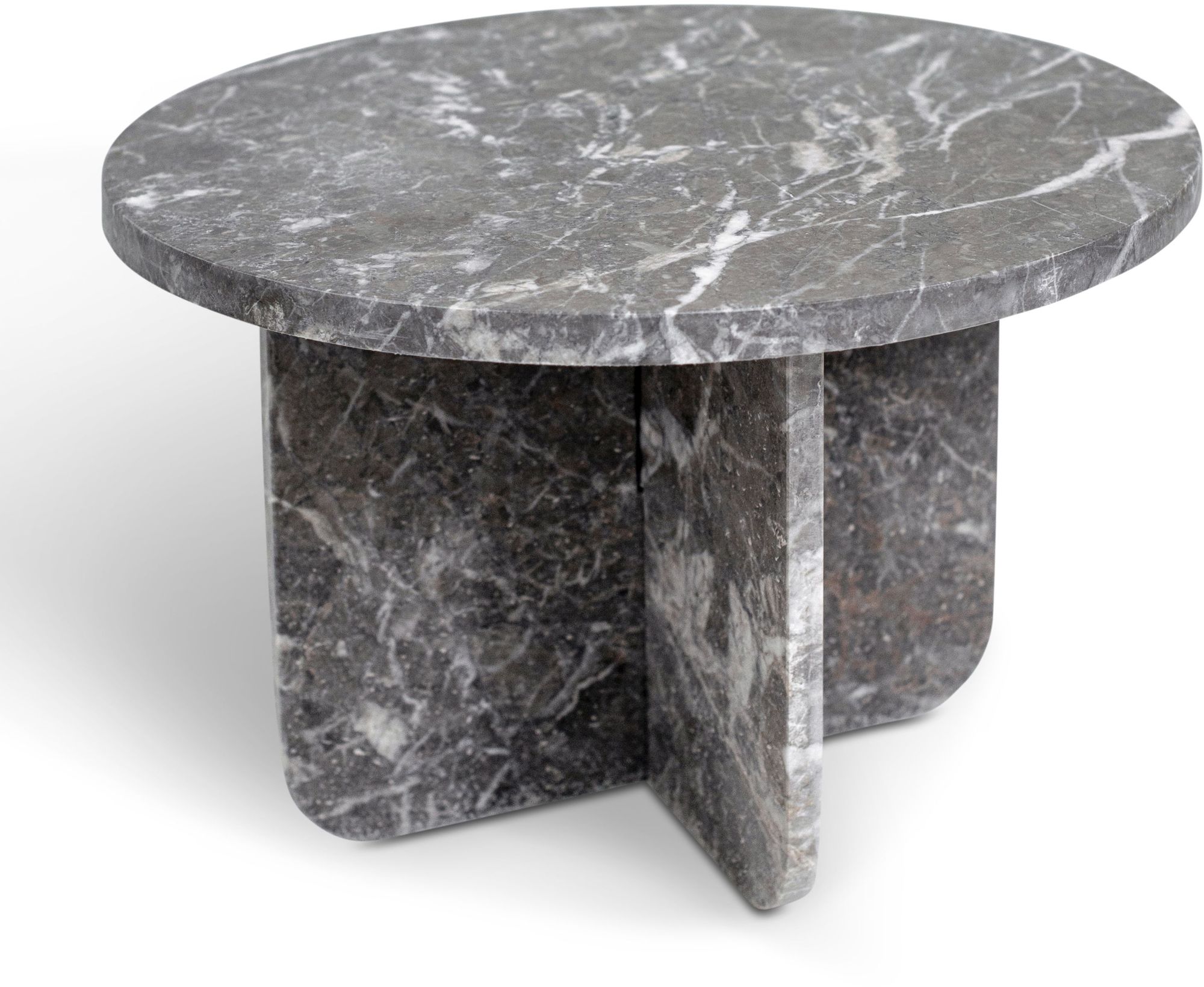 Niveaulamp tafel in grijs marmer Ø50 cm Niveaulamp tafel in grijs marmer Ø50 cm