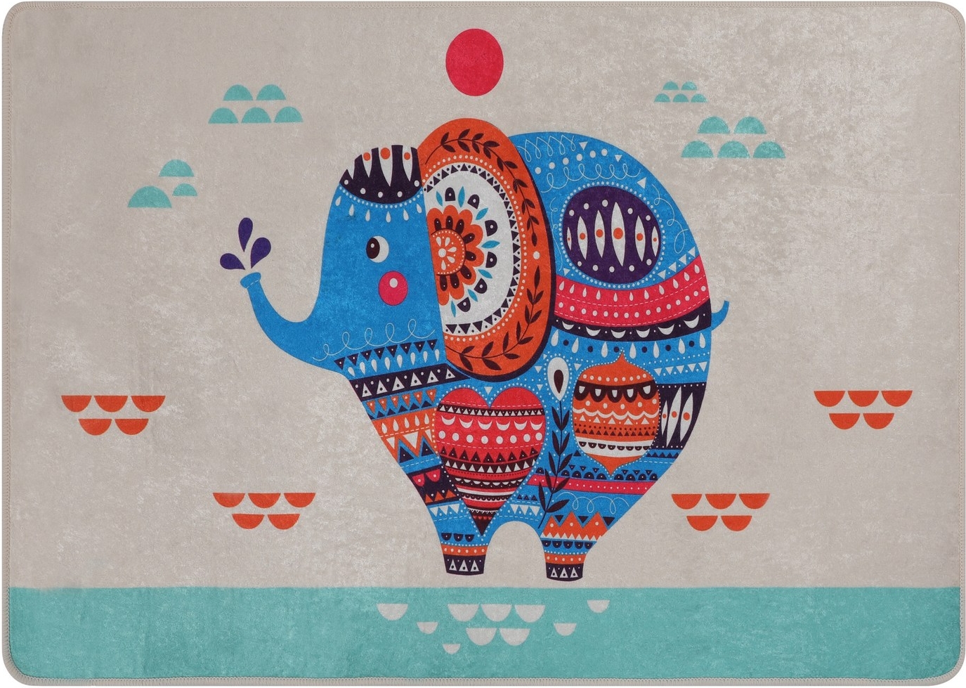 Etnisch badkamerkleed Etnisch badkamerkleed