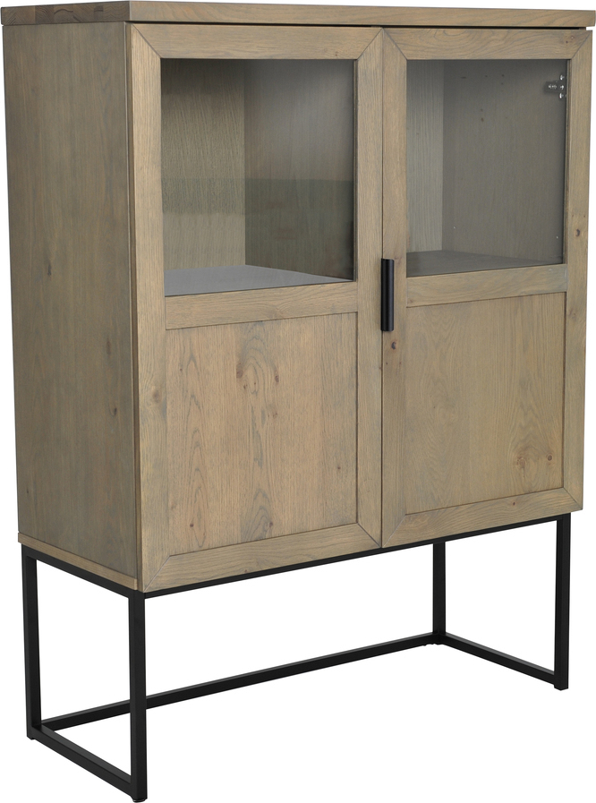 Zion vitrinekast - Grijs