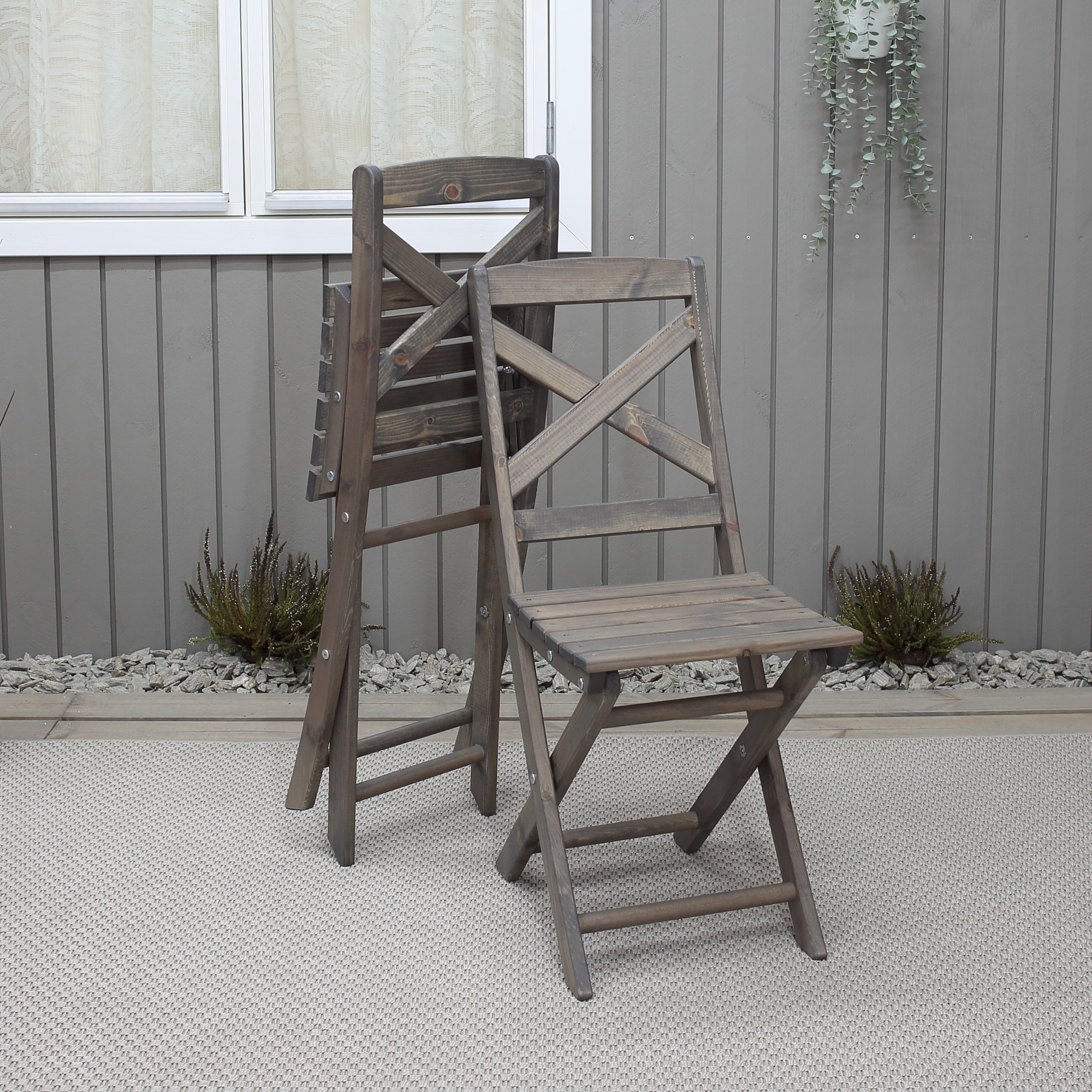 Wilma klapstoel - Grijs