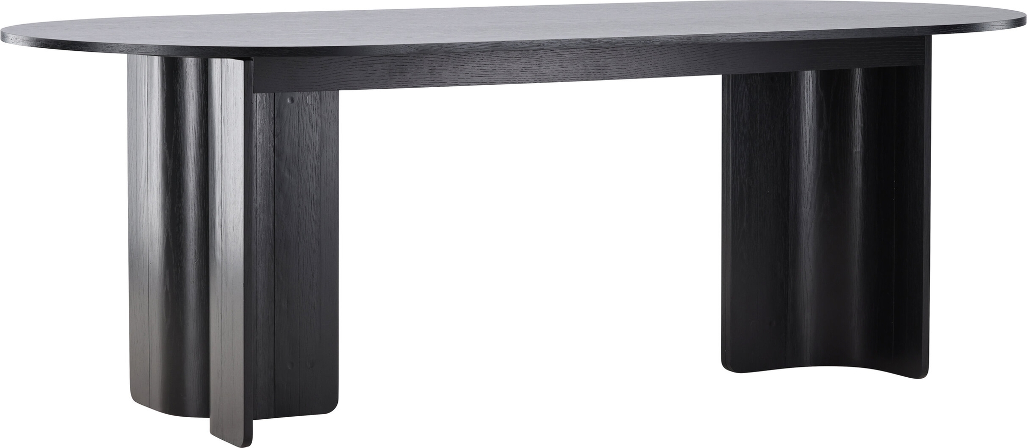 Tyres� matbord 220 x 100 cm - Svart