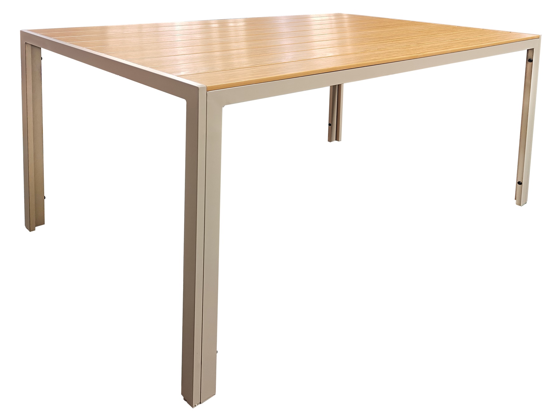 Matbord 150x90cm - Beige / ek aintwood - Las Vegas