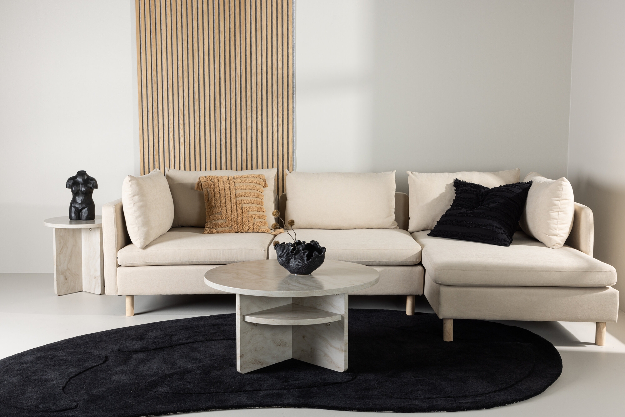 Zero divansoffa 277 cm - Beige