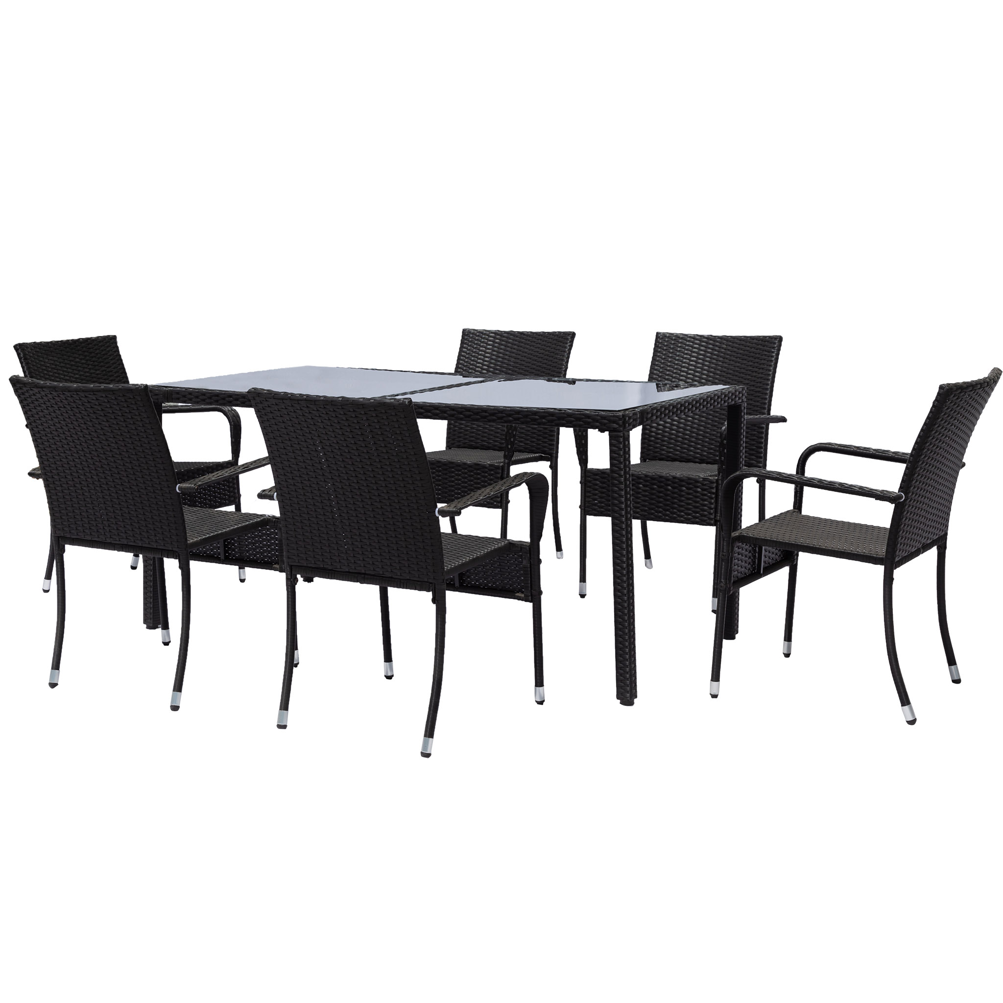 Matgrupp Boarp bord med 6 stolar