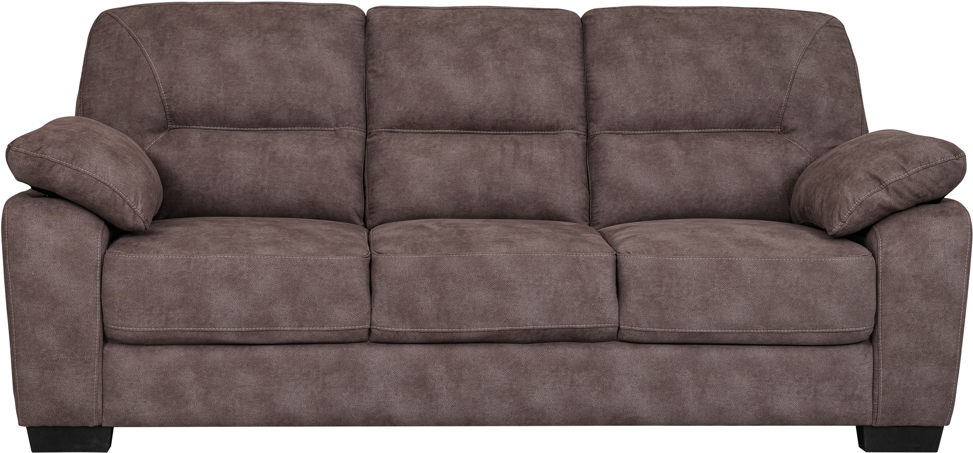 Soffa 3-sits i brunt microfiber - Albert Soffa 3-sits i brunt microfiber - Albert