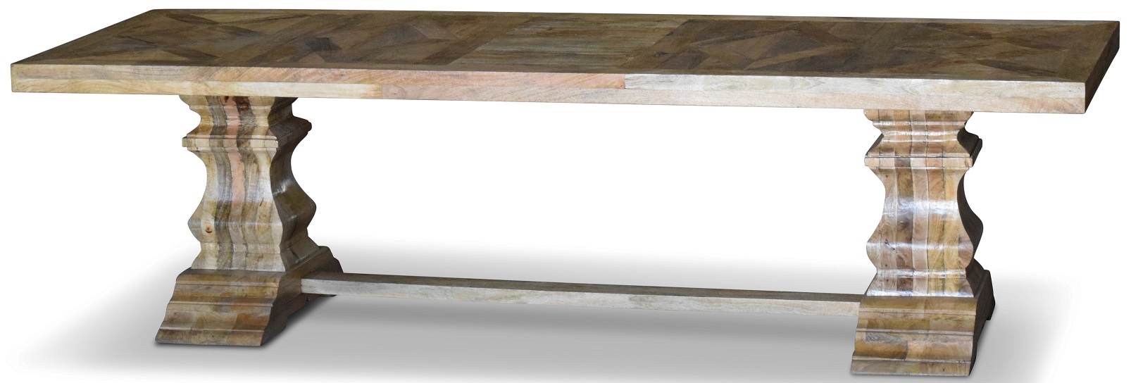 Bord 280x100 cm rustikt trä - Palma + Textilrengöring för möbler Bord 280x100 cm rustikt trä - Palma + Textilrengöring för möbler