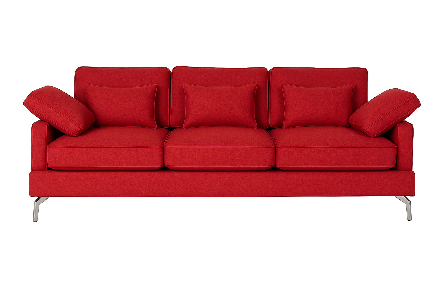 3-sists soffa r�d - Apollo