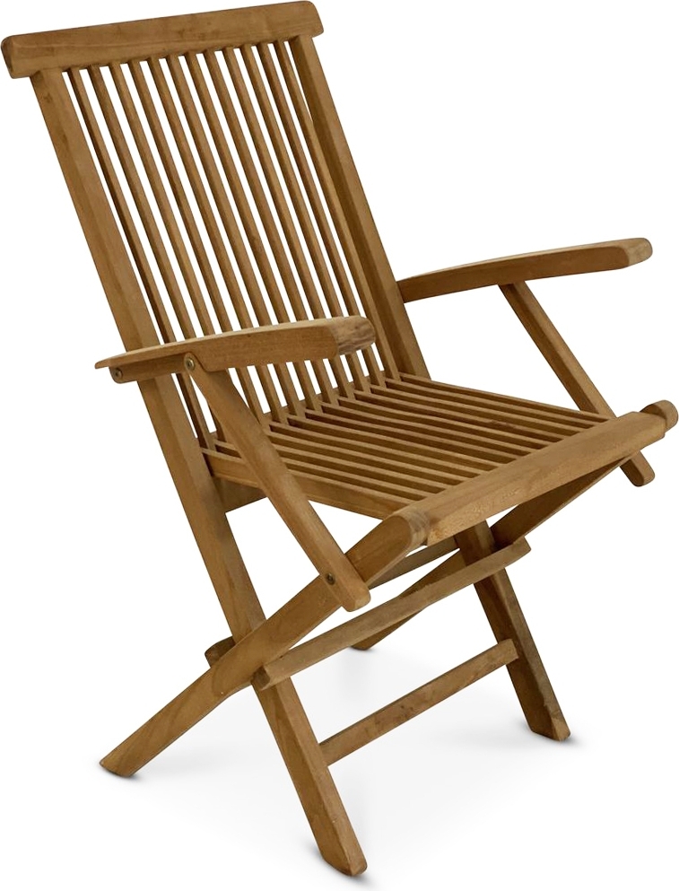 Teakstol med armstöd - Saltö Teakstol med armstöd - Saltö