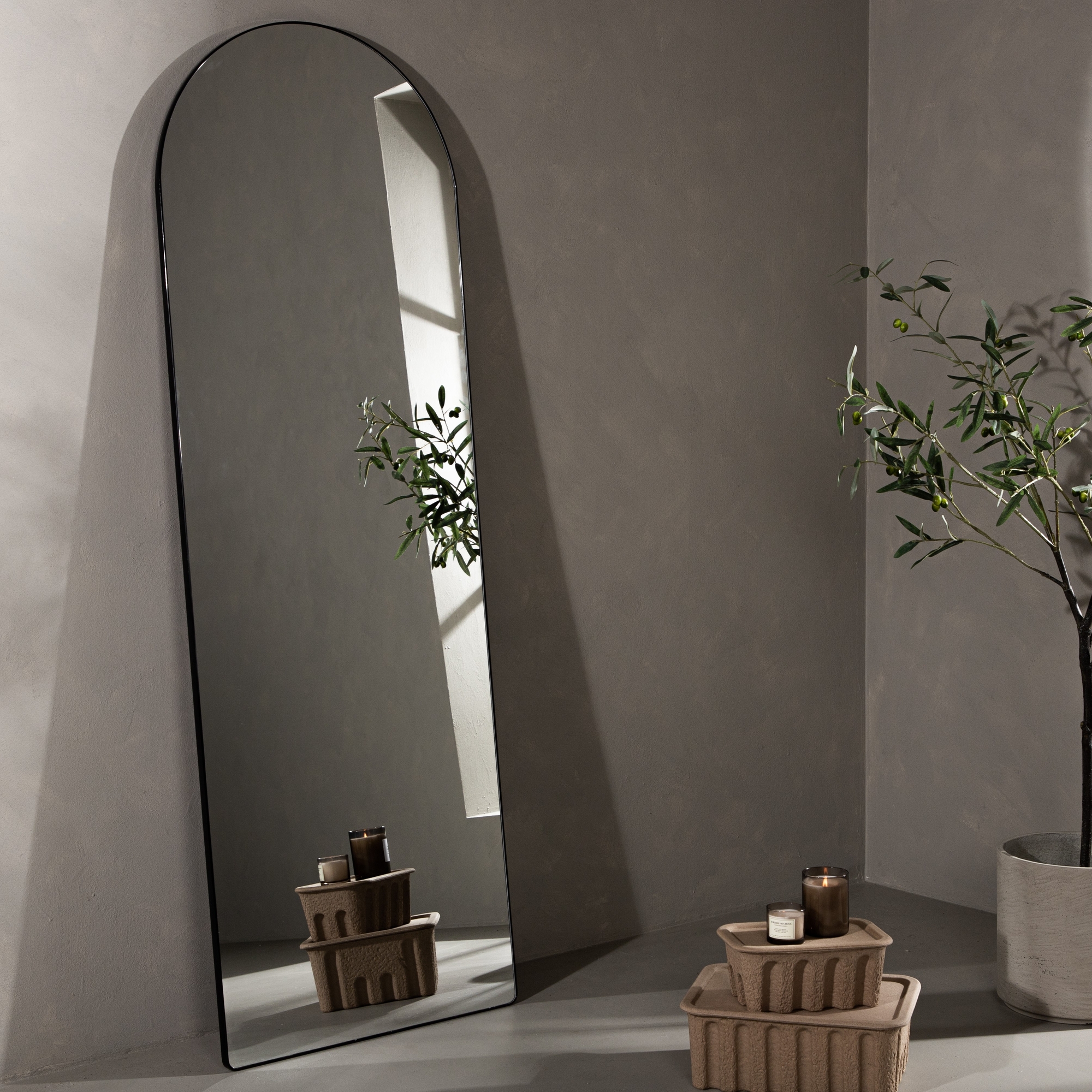 Helkroppsspegel 193 cm - Sarasota + Glas och Kristallreng�ring