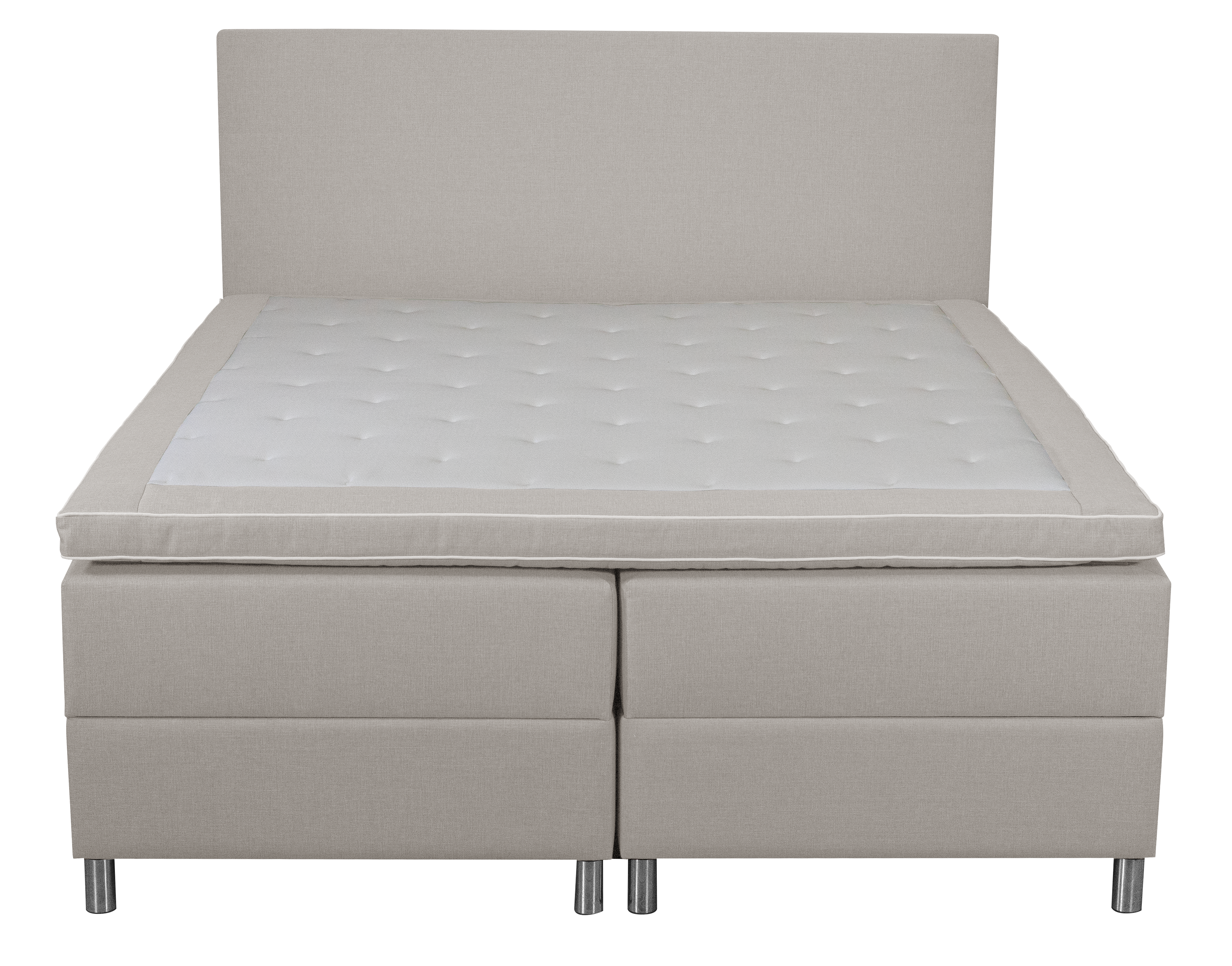 Säng med förvaring beige 160x200 cm Säng med förvaring beige 160x200 cm