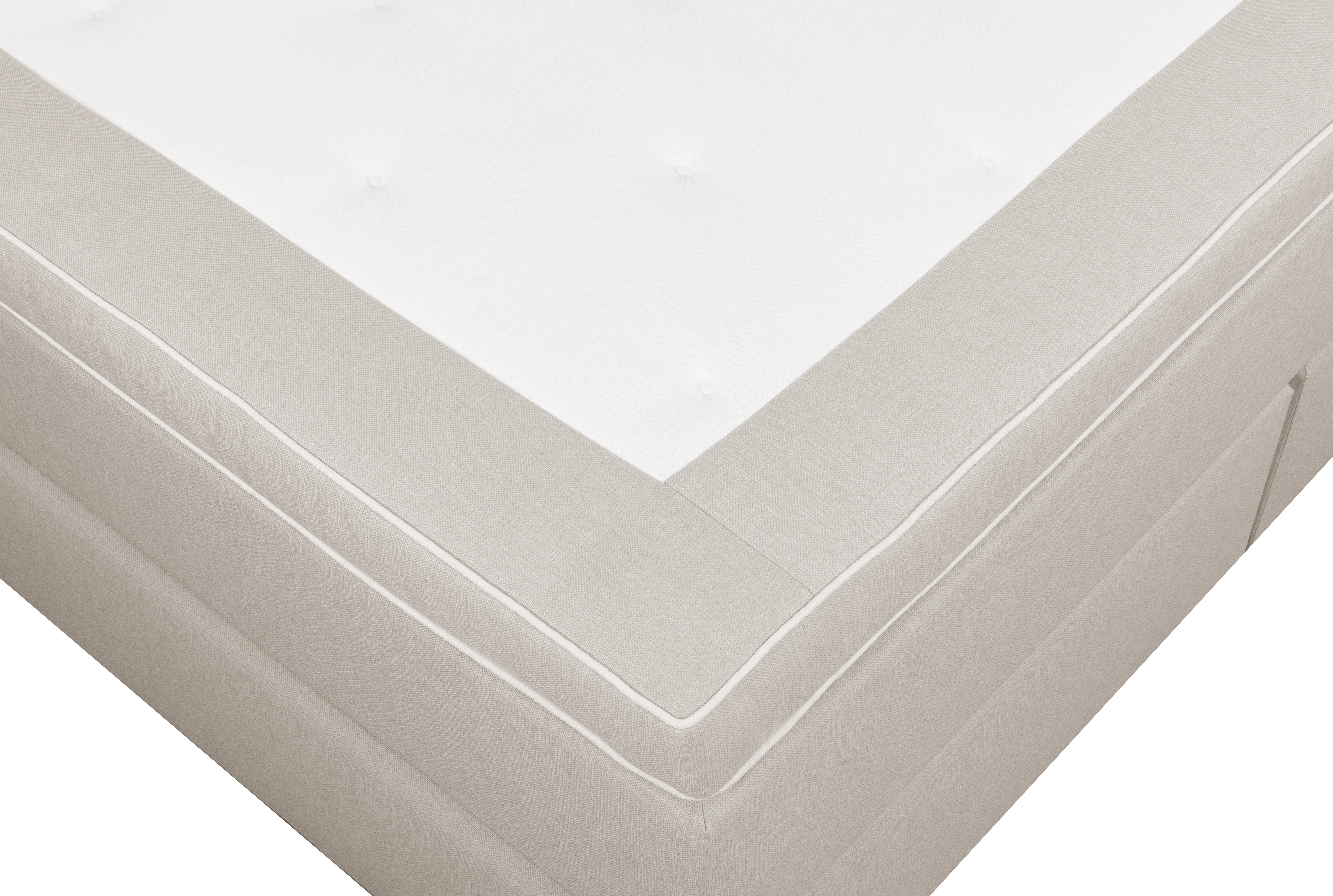 Säng 160x200 cm beige 5-zoner Säng 160x200 cm beige 5-zoner