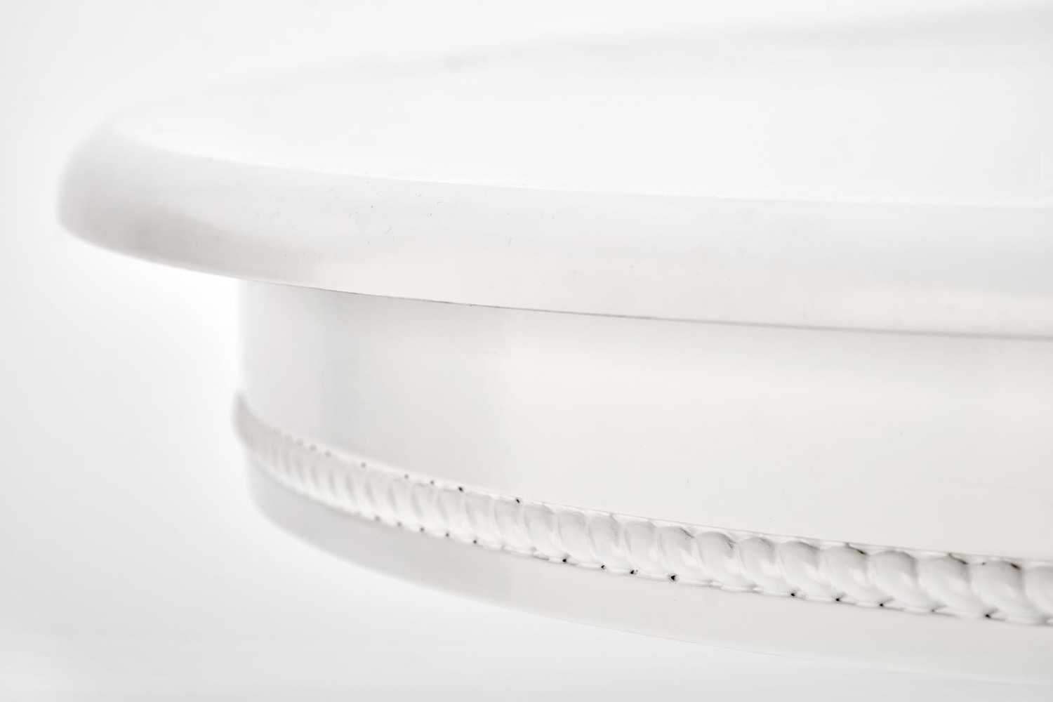 Matbord med butterfly skiva 90-124 cm vit - Dana + Mbeltassar