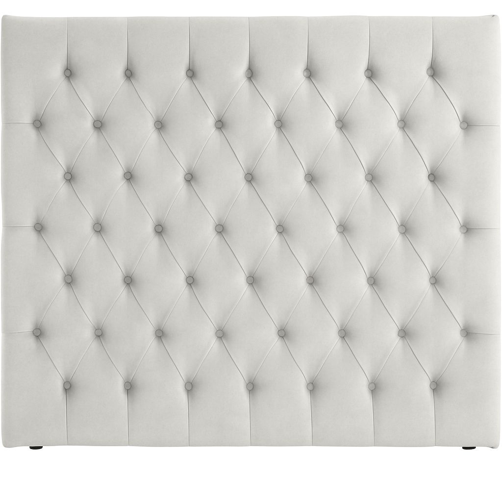 Nord s�nggavel med knappar 180 x 120 cm - Gr�beige sammet