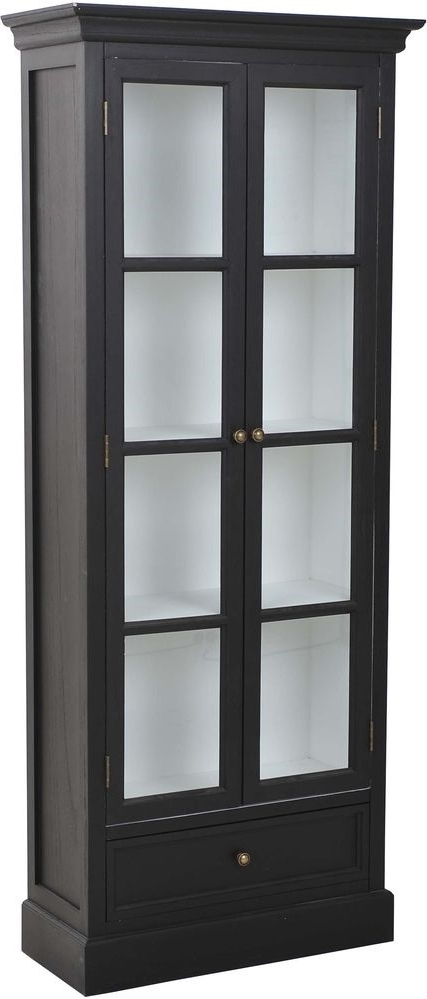 Vitrinskåp antiksvart - Holmby Vitrinskåp antiksvart - Holmby
