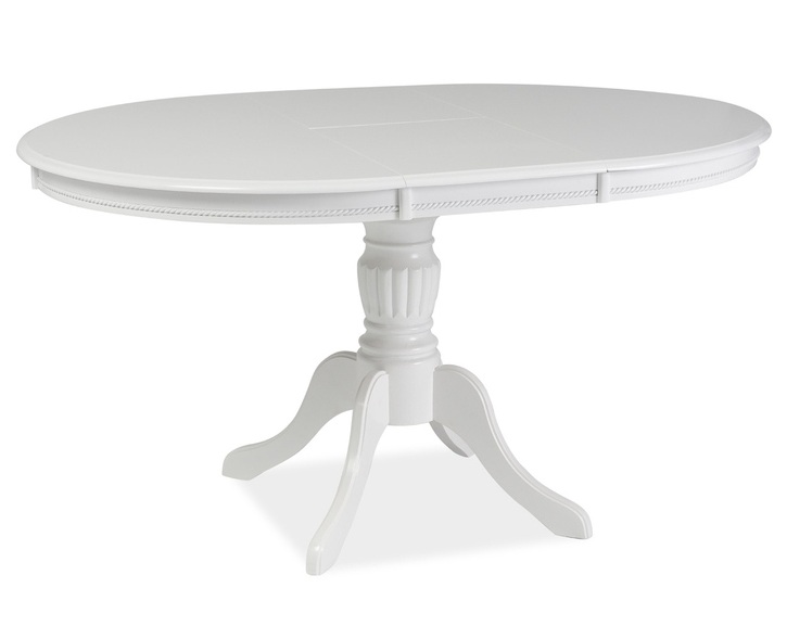 Matbord förlängningsbart 106-141 cm vit Matbord förlängningsbart 106-141 cm vit