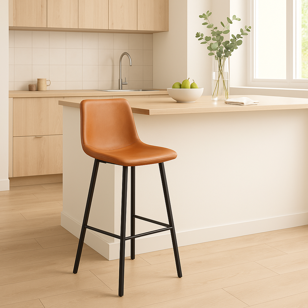 Oregon barstol cognac - Sitthöjd 72 cm Oregon barstol cognac - Sitthöjd 72 cm