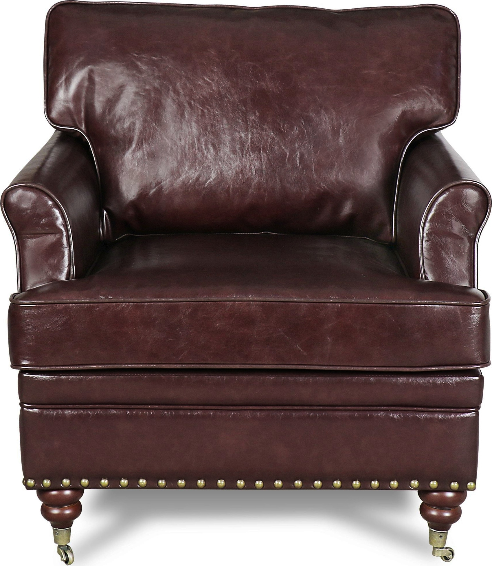 Fåtölj i brunt skinn - Howard Fåtölj i brunt skinn - Howard