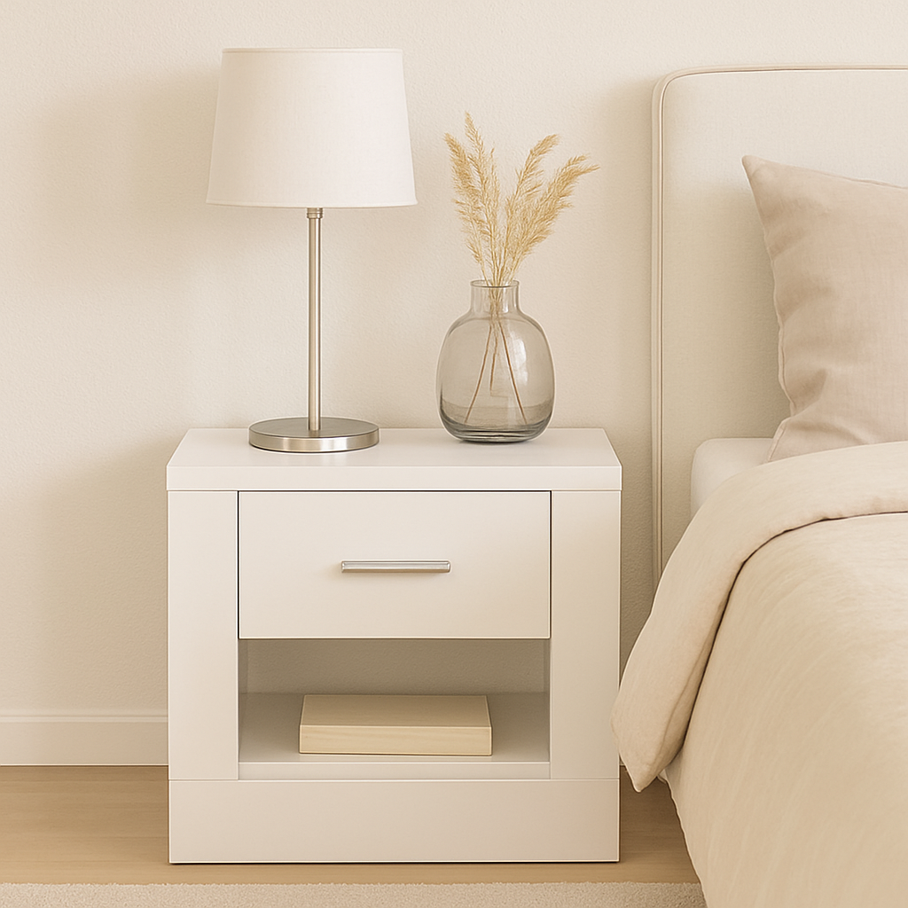 Mervyn s�ngbord - Vit